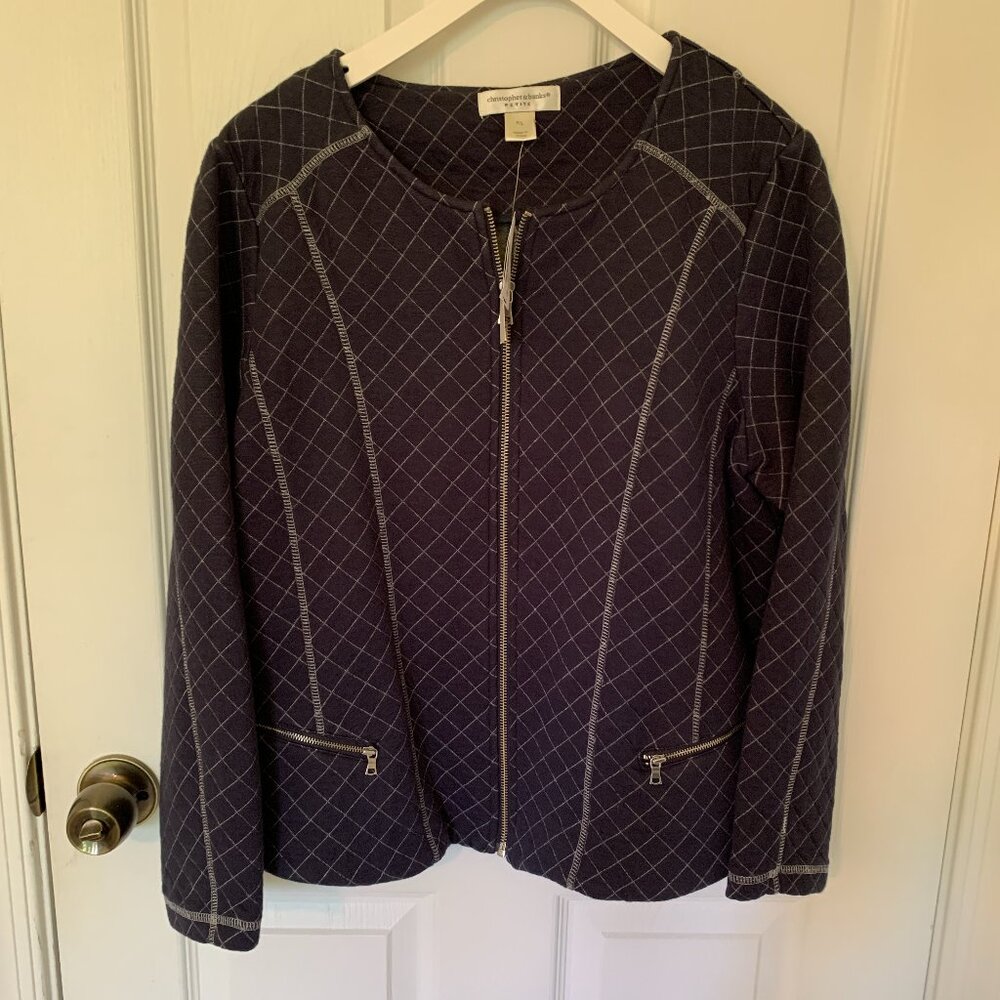 Christopher & Banks Petite Quilted Jacket
